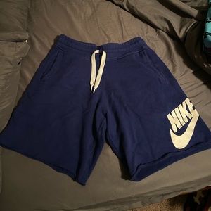 Nike sweatpants shorts